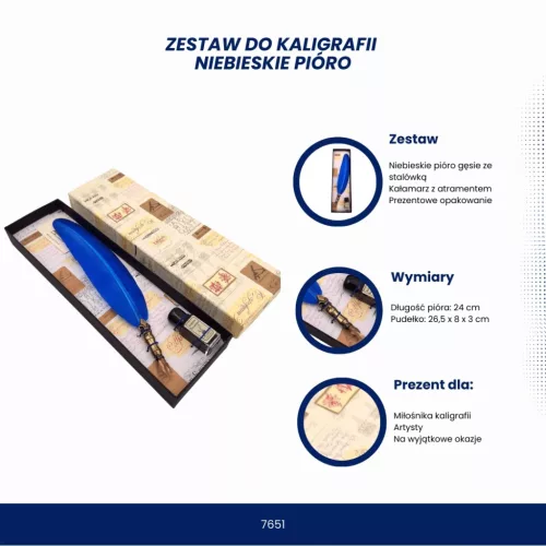 Penita set caligrafie 7651