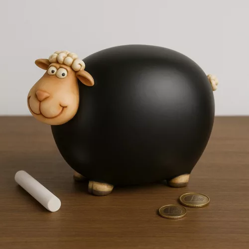 Pusculita creativa Giftdeco vedere laterala