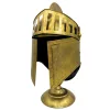 Casca greceasca 6646A Giftdeco vedere frontala metal auriu
