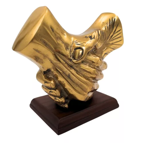 Cadou business Giftdeco – figurina strangere de mana
