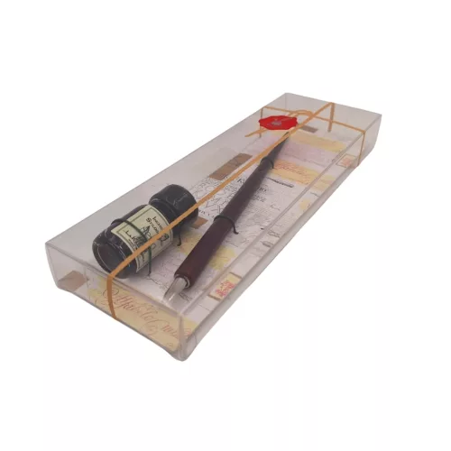 Cutie cadou cu fereastra set caligrafie 708
