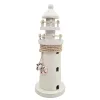 Far decorativ Giftdeco DT2509 din lemn, 9,5 x 9,5 x 25 cm, stil nautic imagine 4