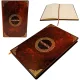 Caiet Giftdeco EE1 coperta din lemn maro format A5