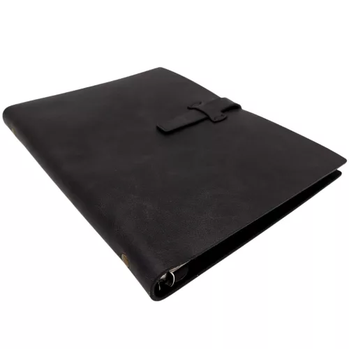 Jurnal piele Giftdeco EE4 inchidere cu curea