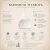Barometru decorativ pentru birou BAW1