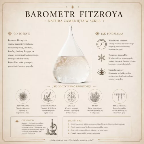 Barometru decorativ pentru birou BAW1