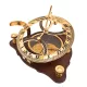 Busolă Giftdeco C064, alamă și lemn, diametru 11 cm, stil retro, nautic, clasic Giftdeco 5906142323326 imagine 2