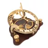 Busolă Giftdeco C064, alamă și lemn, diametru 11 cm, stil retro, nautic, clasic Giftdeco 5906142323326 imagine 5