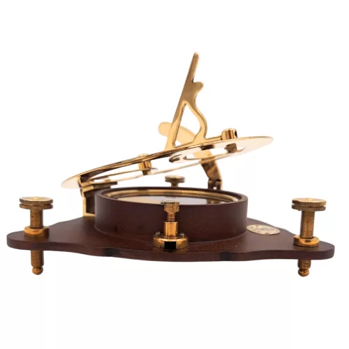 Busolă Giftdeco C064, alamă și lemn, diametru 11 cm, stil retro, nautic, clasic Giftdeco 5906142323326 imagine 8