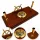 Set biurkowy Giftdeco TT019 roata busola si 2 suporturi