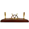 Set Giftdeco TT019 baza din lemn si alama