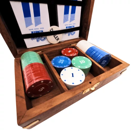 Cutie poker Giftdeco DNU-102 inchidere din alama