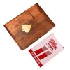 Set de cărți Giftdeco DNU-2985 în cutie din lemn, simbol pică, 11 x 8 x 4,5 cm Giftdeco 5906142323555 imagine 6