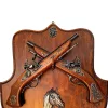 Set decorativ Giftdeco TR-236 cu 2 replici de pistol cu cremene, suport din lemn, 45 x 44 cm Giftdeco 5906142323616 imagine 5
