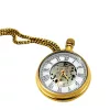 Ceas de buzunar Giftdeco, alamă și sticlă, 5 x 5 x 1,7 cm, stil retro, vintage, modern Giftdeco 5906142323715 imagine 5