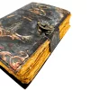 Jurnal din piele Giftdeco H110, piele de capra, alamă și metal, 18 x 13 cm, stil retro, vintage, nautic Giftdeco 5906142323777 imagine 8