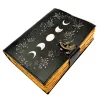 Jurnal din piele Giftdeco H080, piele de capra și metal, 18 x 13 cm, stil retro, vintage Giftdeco 5906142323784 imagine 5