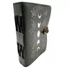 Jurnal din piele Giftdeco H080, piele de capra și metal, 18 x 13 cm, stil retro, vintage Giftdeco 5906142323784 imagine 9