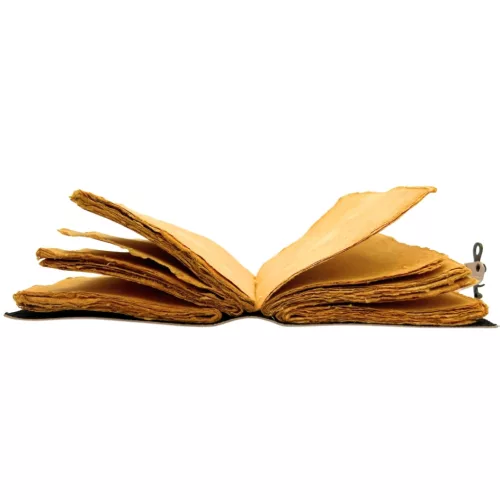 Jurnal din piele Giftdeco H080, piele de capra și metal, 18 x 13 cm, stil retro, vintage Giftdeco 5906142323784 imagine 11