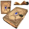 Jurnal din piele Giftdeco H076, piele de bivol și metal, 18 x 13 cm, stil retro, vintage Giftdeco 5906142323791 imagine 2