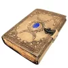 Jurnal din piele Giftdeco H076, piele de bivol și metal, 18 x 13 cm, stil retro, vintage Giftdeco 5906142323791 imagine 4