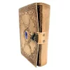 Jurnal din piele Giftdeco H076, piele de bivol și metal, 18 x 13 cm, stil retro, vintage Giftdeco 5906142323791 imagine 9