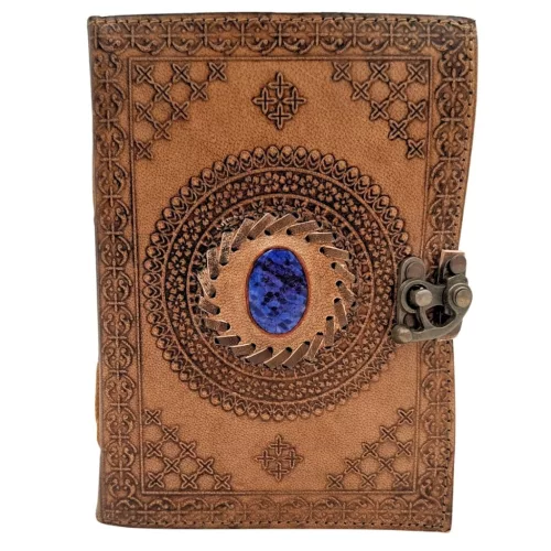 Jurnal din piele Giftdeco AH16, piele de bivol, 18 x 13 cm, stil retro Giftdeco 5906142324507 imagine 7