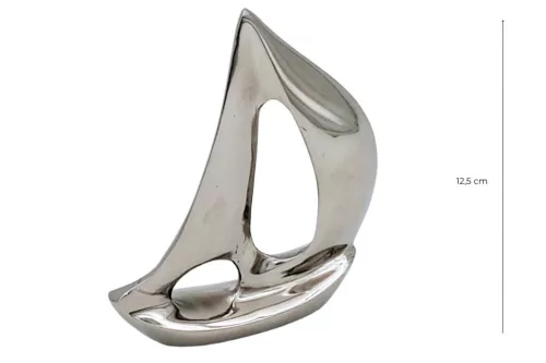 Machetă navala Giftdeco VS27, aluminiu, 11 cm x 3 cm x 12,5 cm, stil nautic, industrial, modern
