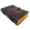 Jurnal din piele Giftdeco AH18, piele de capra, 18 x 13 cm, stil retro, vintage Giftdeco 5906142324682 imagine 4
