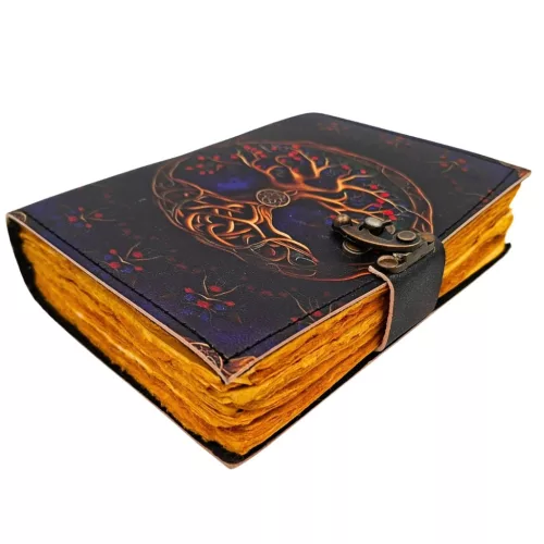 Jurnal din piele Giftdeco AH18, piele de capra, 18 x 13 cm, stil retro, vintage Giftdeco 5906142324682 imagine 6