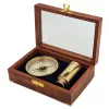 Set Giftdeco NC103373 cu busola si luneta, cutie din lemn