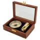 Set Giftdeco NC103373 cu busola si luneta, cutie din lemn
