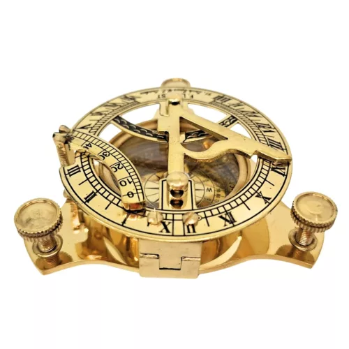 Busola SD14K finisaj auriu vintage