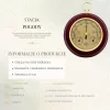 Stație meteo Giftdeco YG386, MDF și alamă, imagine 3