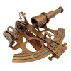 Sextant decorativ Giftdeco, alamă și lemn, 21 x 16 x 8 cm, stil retro, vintage, clasic Giftdeco 5906142324897 imagine 2