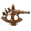 Sextant decorativ Giftdeco, alamă și lemn, 21 x 16 x 8 cm, stil retro, vintage, clasic Giftdeco 5906142324897 imagine 6