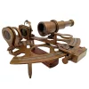 Sextant decorativ Giftdeco, alamă și lemn, 21 x 16 x 8 cm, stil retro, vintage, clasic Giftdeco 5906142324897 imagine 7