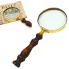 Lupa Giftdeco MG511, alama, lemn si sticla, 18 x 7,8 cm, stil retro imagine 2