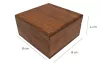 Cutie cadou Giftdeco, lemn, 8 x 8 x 4 cm Giftdeco 5906142325238 imagine 3