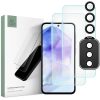 Set 2 Folii Ecran si 1 Folie Camera Tech-Protect Supreme pentru Samsung Galaxy A55 5G Transparent
