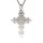 Lantisor cu pandantiv din argint model Cruce crestina