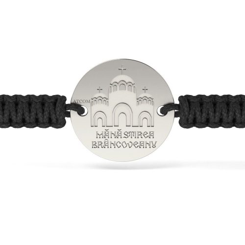 Bratara din argint cu snur model Ortodox 10