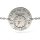 Bratara cu lantisor din argint model Birthday Clock