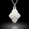 Lantisor cu pandantiv din argint model Motive Traditionale Ardeal