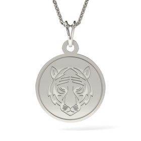 Lantisor cu pandantiv din argint model Tigru