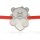 Bratara din argint cu snur model Love little bear