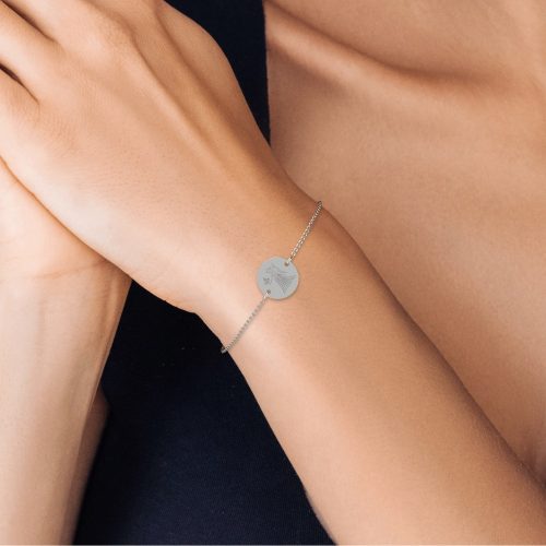 Bratara cu lantisor din argint model Fecioara