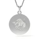 Lantisor cu pandantiv din argint model Taur
