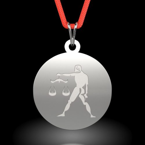 Pandantiv din argint cu snur model Balanta