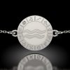 Bratara cu lantisor din argint model Aquarius